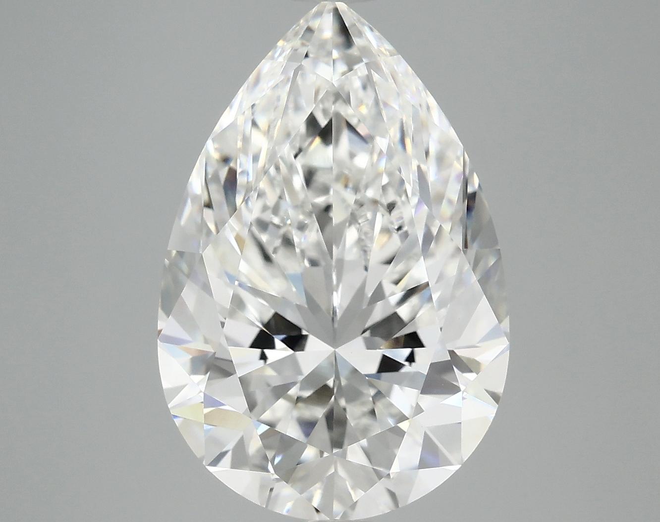 6.72 Carat Pear Shaped Excellent Cut VVS2 IGI Certified Lab Grown Diamond