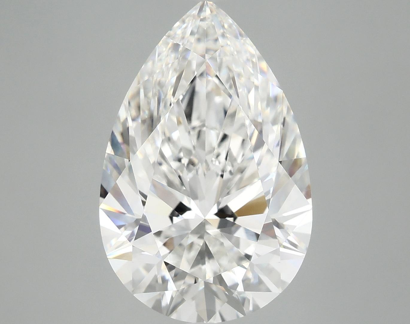 6.7 Carat Pear Shaped Excellent Cut VVS2 IGI Certified Lab Grown Diamond