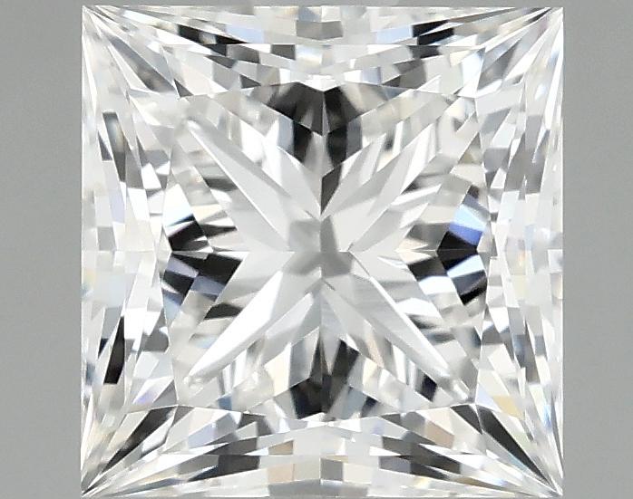 2.06 Carat Princess Shaped Ideal Cut VVS2 IGI Certified Lab Grown Diamond
