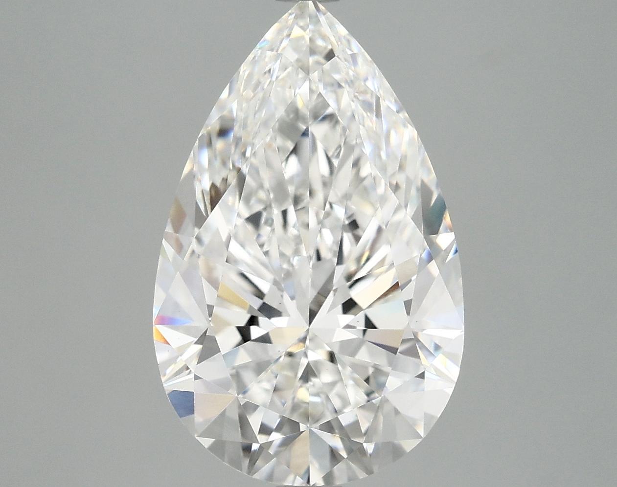 4.9 Carat Pear Shaped Ideal Cut VS1 IGI Certified Lab Grown Diamond