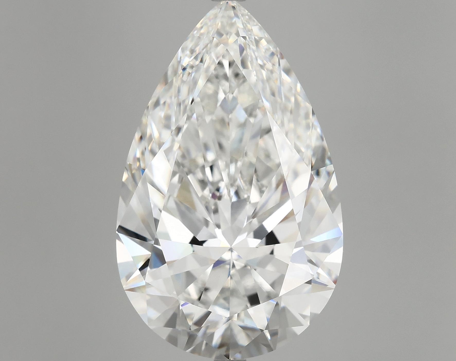 12.14 Carat Pear Shaped Ideal Cut VVS2 IGI Certified Lab Grown Diamond