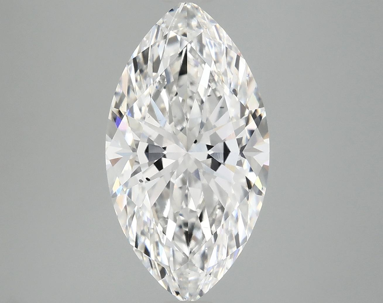4.09 Carat Marquise Shaped Excellent Cut VS2 IGI Certified Lab Grown Diamond