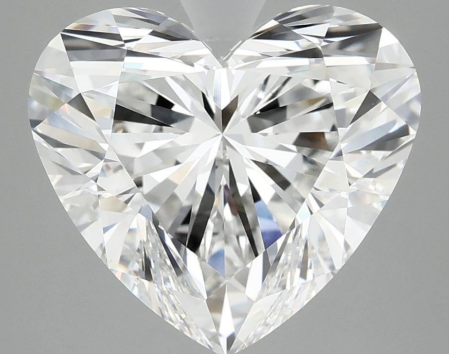 5.08 Carat Heart Shaped Ideal Cut VVS2 IGI Certified Lab Grown Diamond
