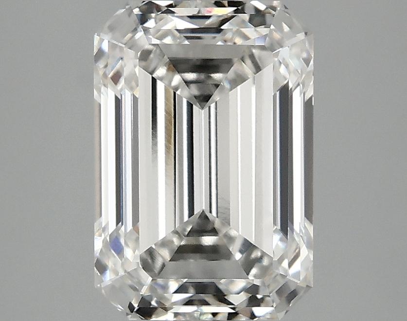 3.03 Carat Emerald Shaped Ideal Cut VVS2 IGI Certified Lab Grown Diamond