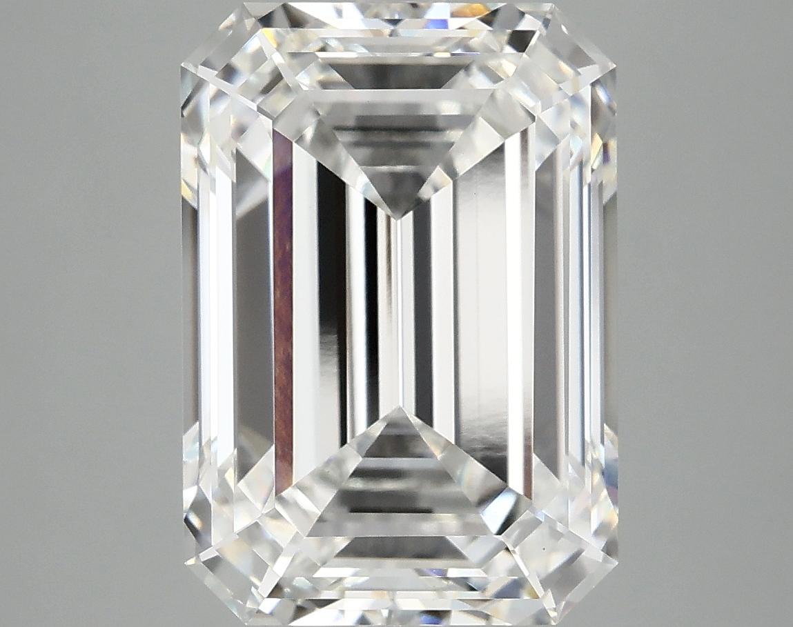 7.61 Carat Emerald Shaped Ideal Cut VVS2 IGI Certified Lab Grown Diamond