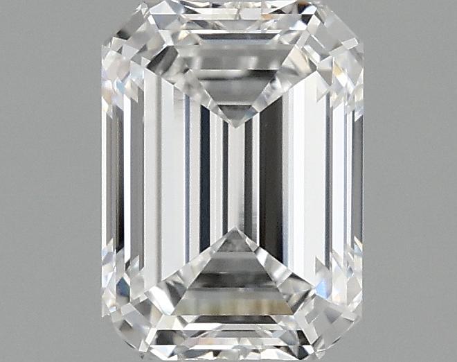 1.59 Carat Emerald Shaped Excellent Cut VVS2 IGI Certified Lab Grown Diamond