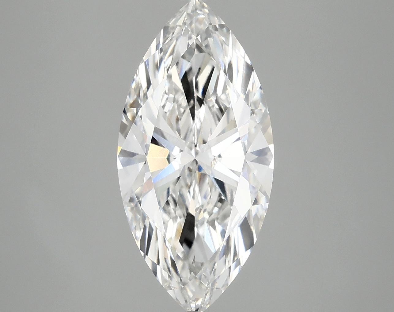 3.0 Carat Marquise Shaped Ideal Cut VVS2 IGI Certified Lab Grown Diamond