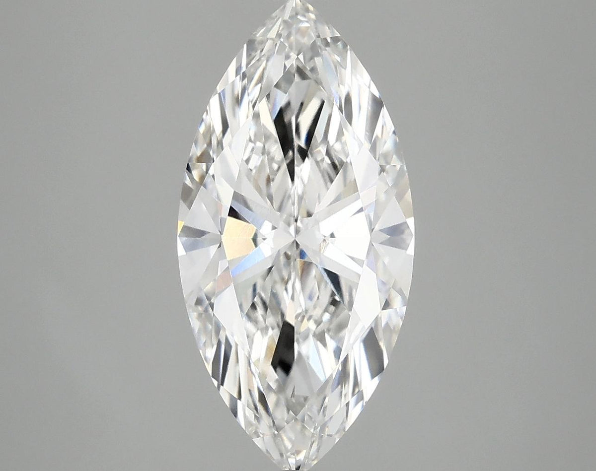 3.0 Carat Marquise Shaped Ideal Cut VVS2 IGI Certified Lab Grown Diamond