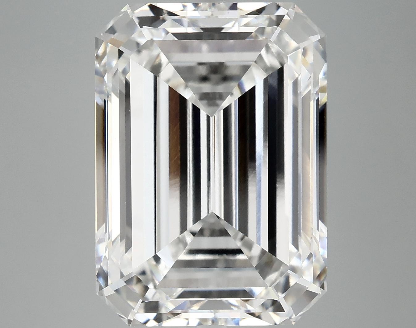 12.23 Carat Emerald Shaped Ideal Cut VVS2 IGI Certified Lab Grown Diamond