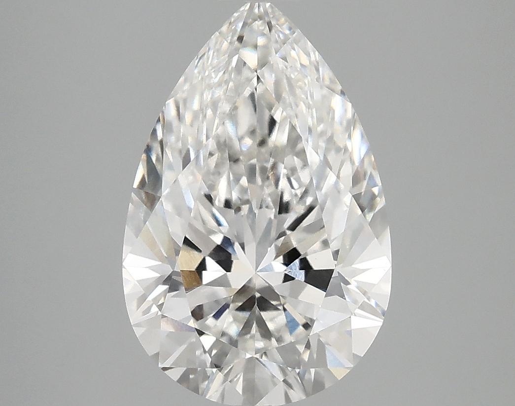 3.07 Carat Pear Shaped Excellent Cut VVS2 IGI Certified Lab Grown Diamond