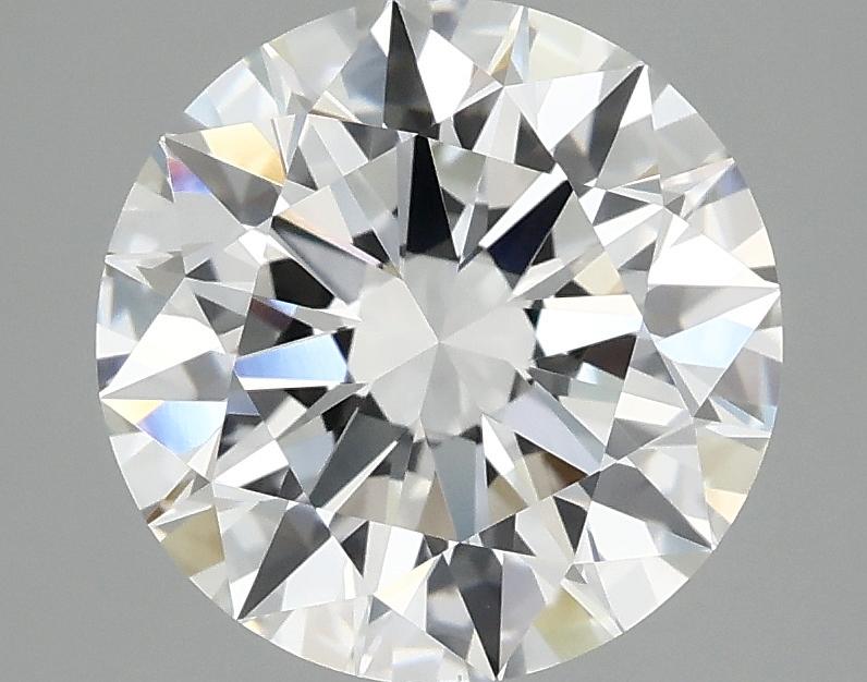 3.09 Carat Round Shaped Ideal Cut VVS2 IGI Certified Lab Grown Diamond