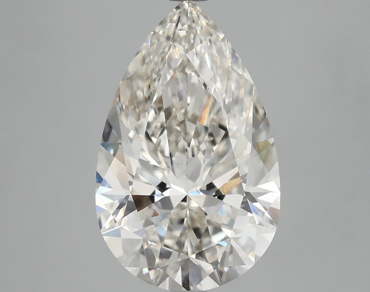 5.08 Carat Pear Shaped Ideal Cut VS1 IGI Certified Lab Grown Diamond