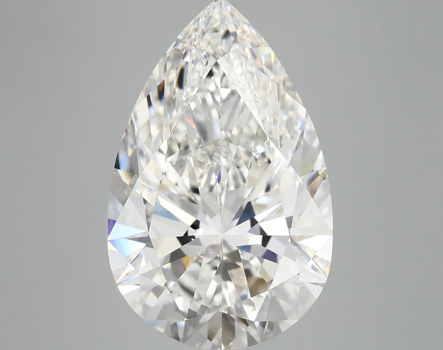 7.17 Carat Pear Shaped Ideal Cut VVS2 IGI Certified Lab Grown Diamond