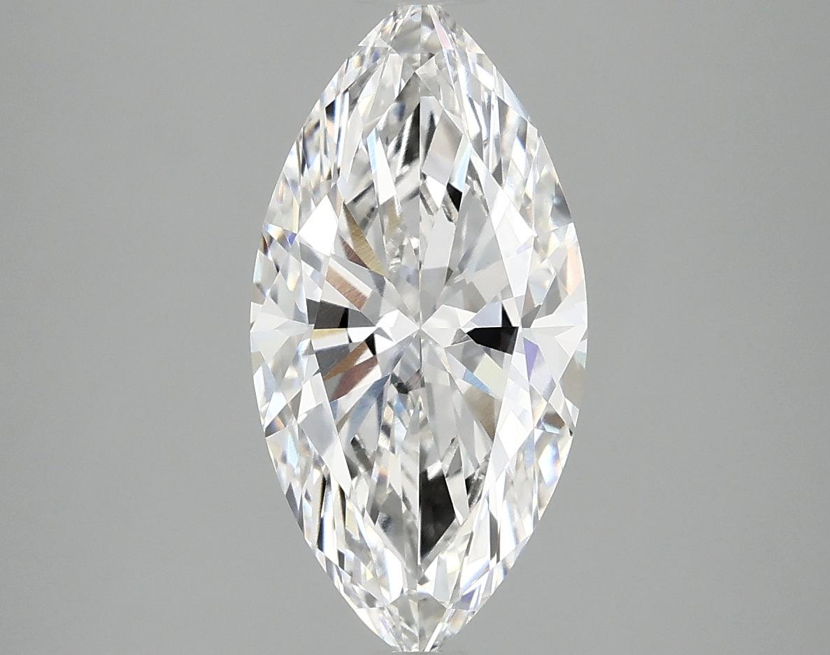 2.58 Carat Marquise Shaped Ideal Cut VVS2 IGI Certified Lab Grown Diamond