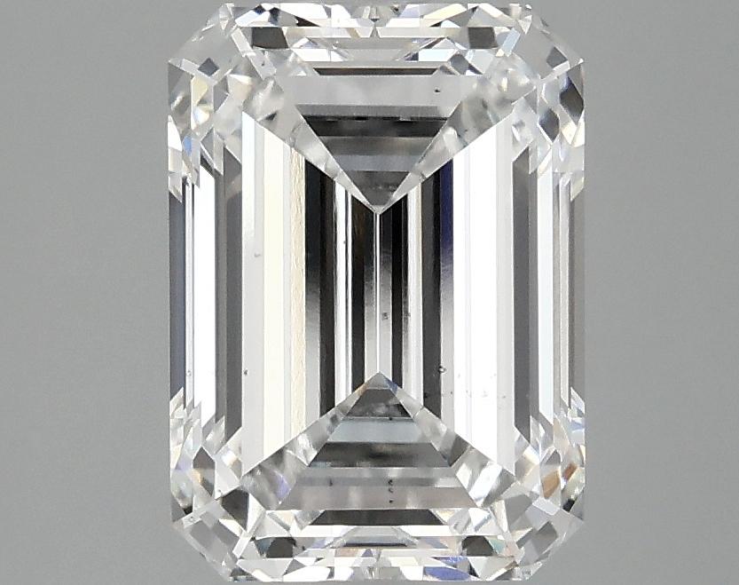 3.07 Carat Emerald Shaped Excellent Cut VS2 IGI Certified Lab Grown Diamond
