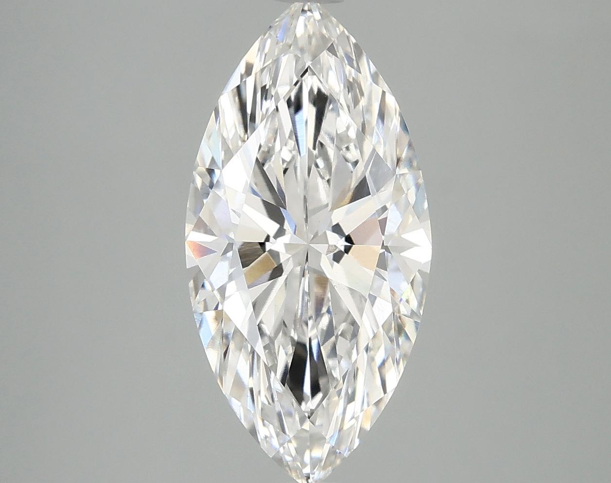 3.06 Carat Marquise Shaped Ideal Cut VVS2 IGI Certified Lab Grown Diamond