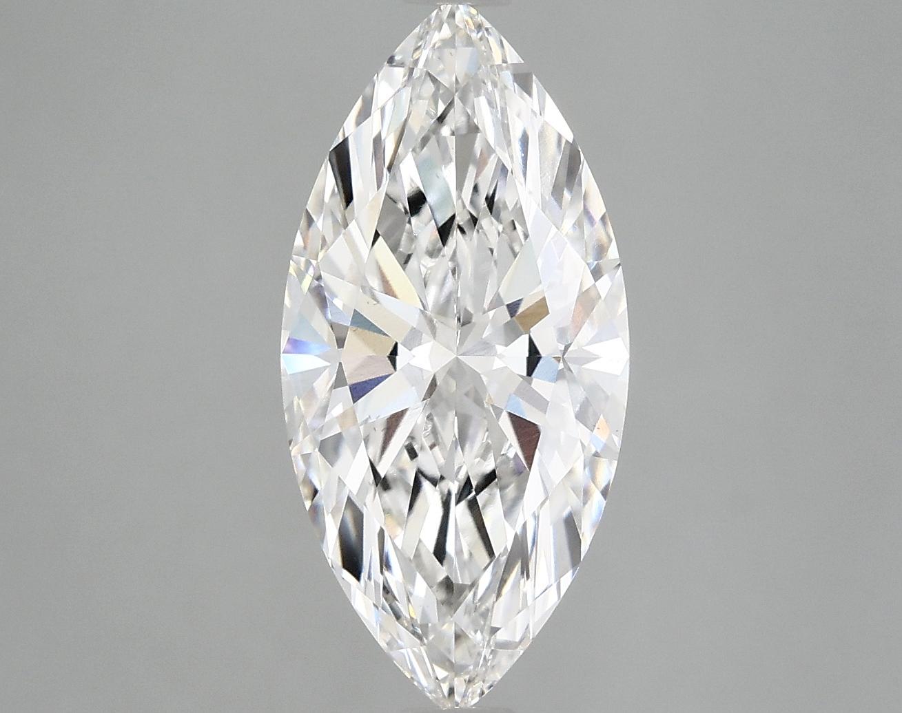 3.05 Carat Marquise Shaped Excellent Cut VS1 IGI Certified Lab Grown Diamond