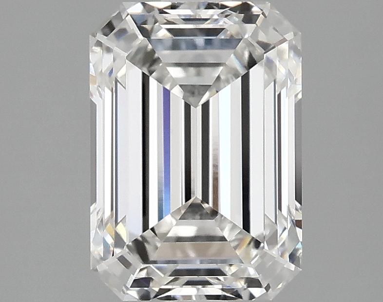 2.51 Carat Emerald Shaped Ideal Cut VVS2 IGI Certified Lab Grown Diamond