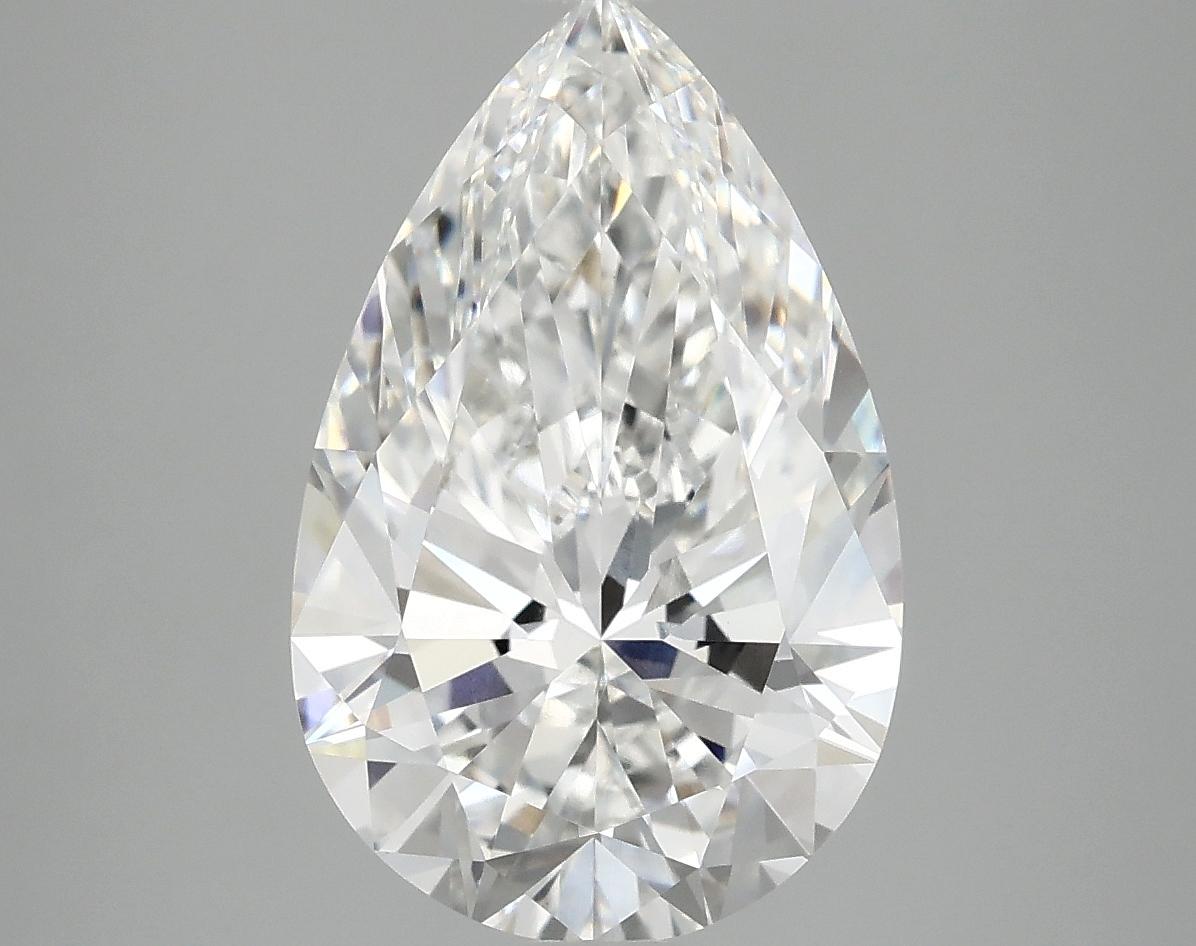 4.05 Carat Pear Shaped Ideal Cut VVS2 IGI Certified Lab Grown Diamond