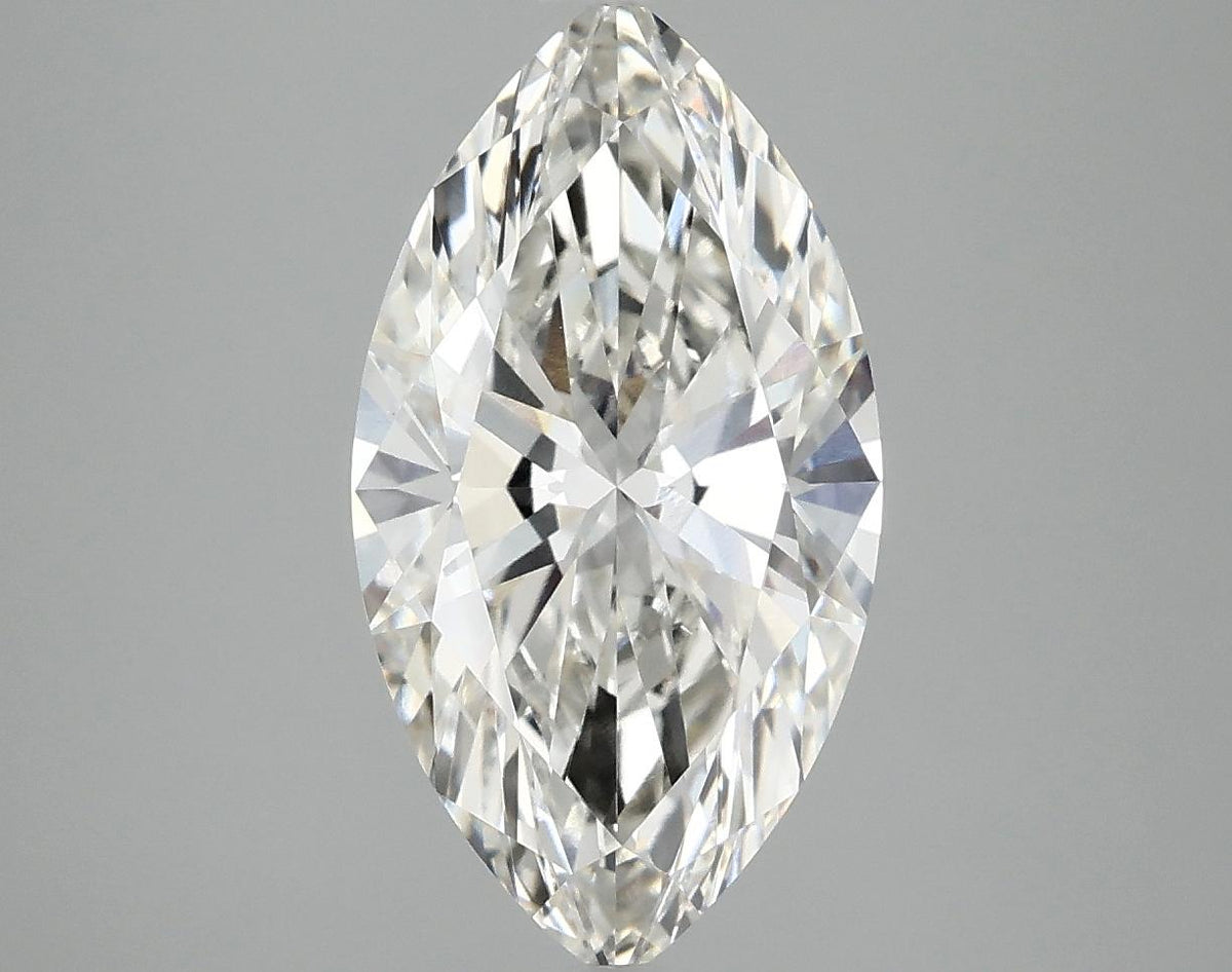 3.03 Carat Marquise Shaped Excellent Cut VVS2 IGI Certified Lab Grown Diamond