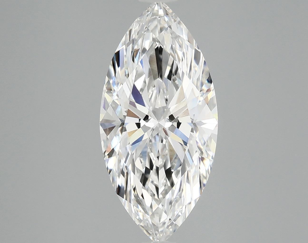 2.99 Carat Marquise Shaped Excellent Cut VVS2 IGI Certified Lab Grown Diamond