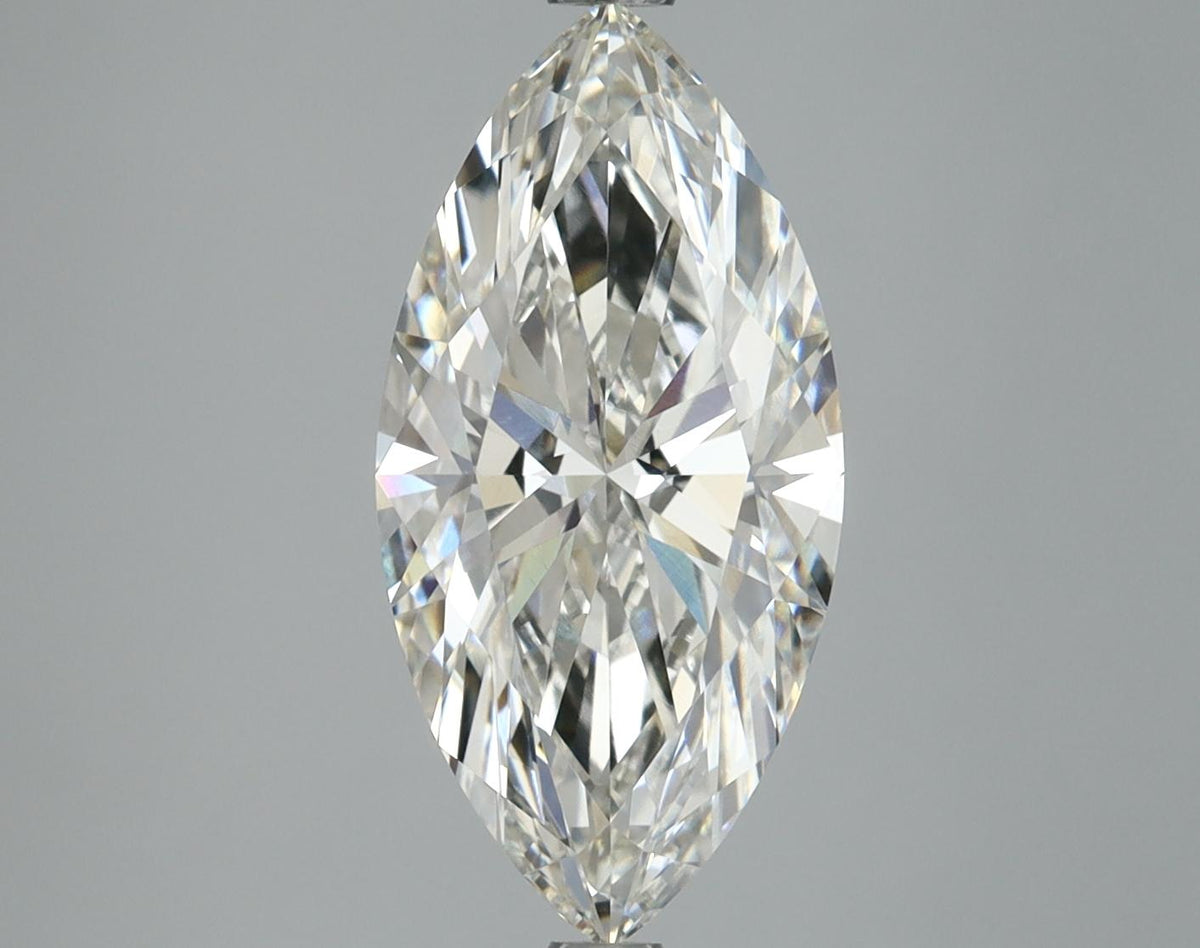 3.09 Carat Marquise Shaped Ideal Cut VVS2 IGI Certified Lab Grown Diamond