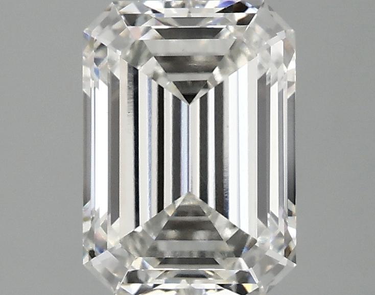 2.1 Carat Emerald Shaped Excellent Cut VVS2 IGI Certified Lab Grown Diamond