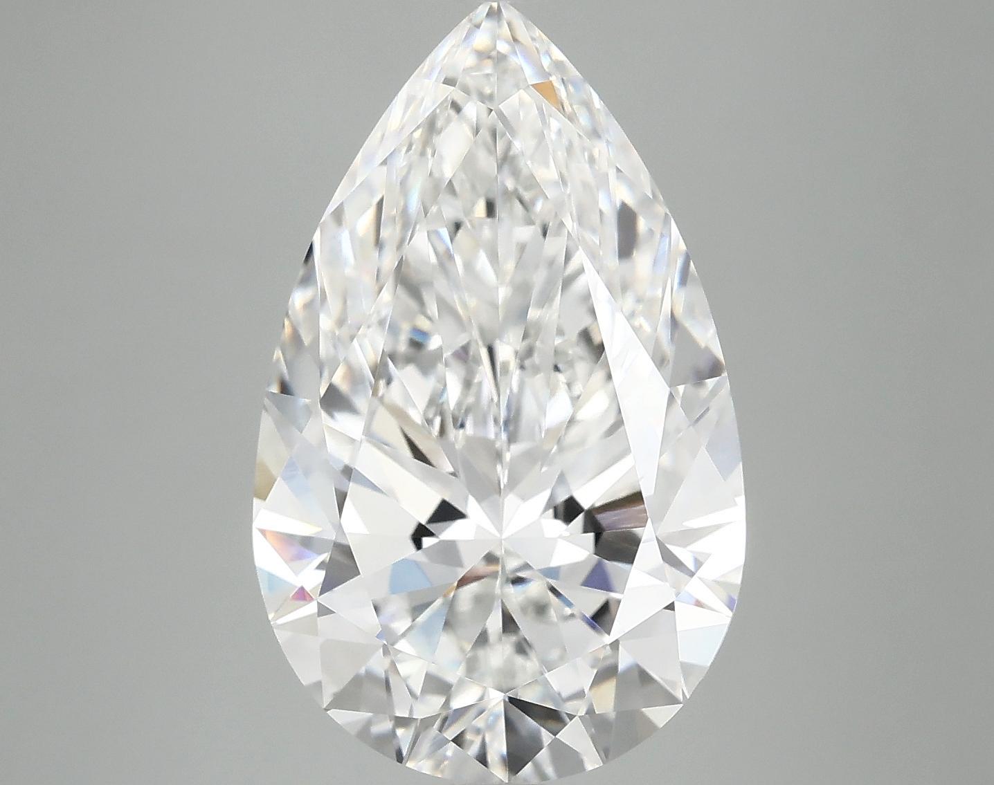 6.94 Carat Pear Shaped Ideal Cut VVS2 IGI Certified Lab Grown Diamond