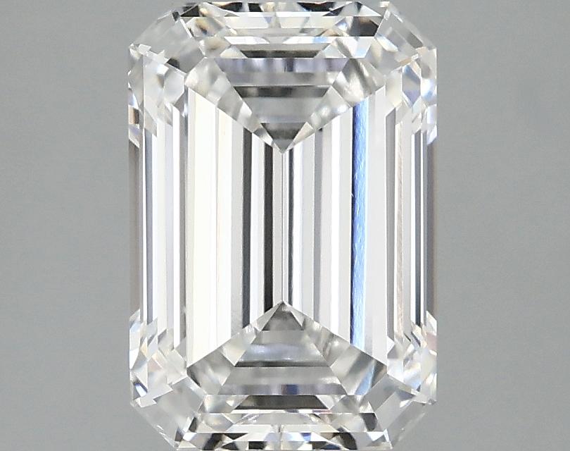 2.5 Carat Emerald Shaped Ideal Cut VVS2 IGI Certified Lab Grown Diamond