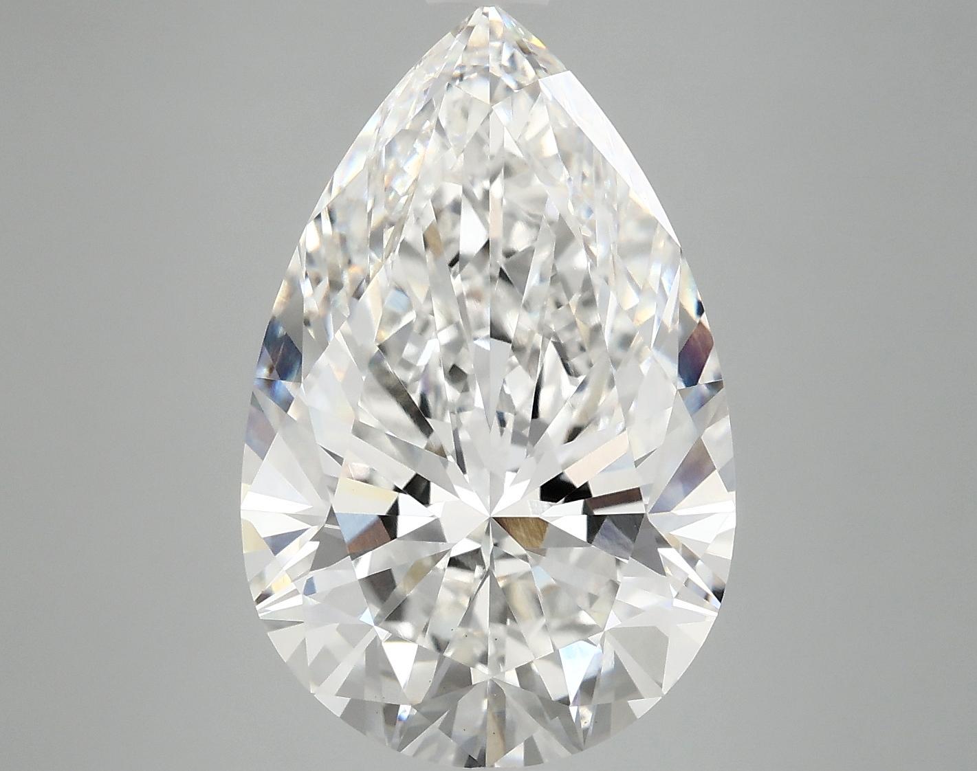 7.13 Carat Pear Shaped Ideal Cut VS1 IGI Certified Lab Grown Diamond