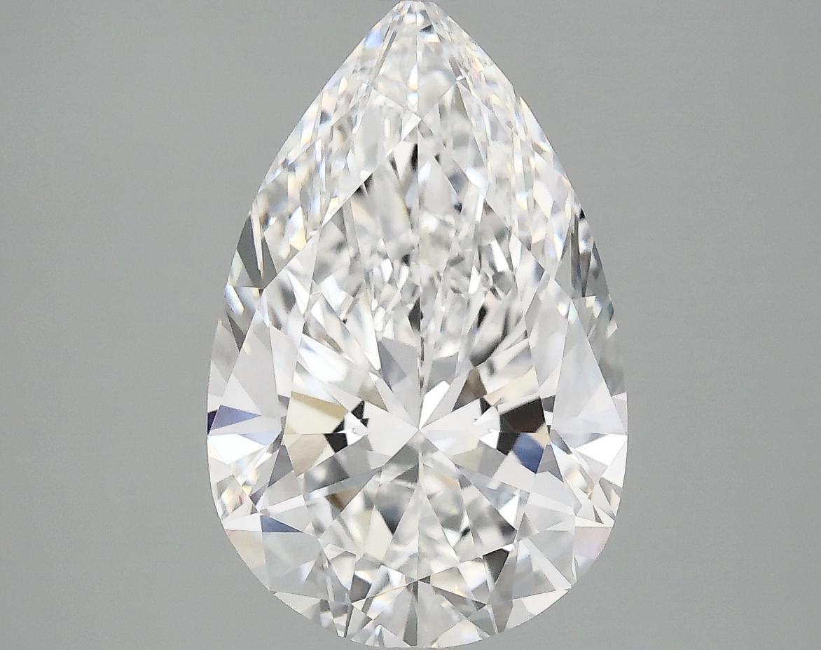 3.95 Carat Pear Shaped Ideal Cut VVS2 IGI Certified Lab Grown Diamond