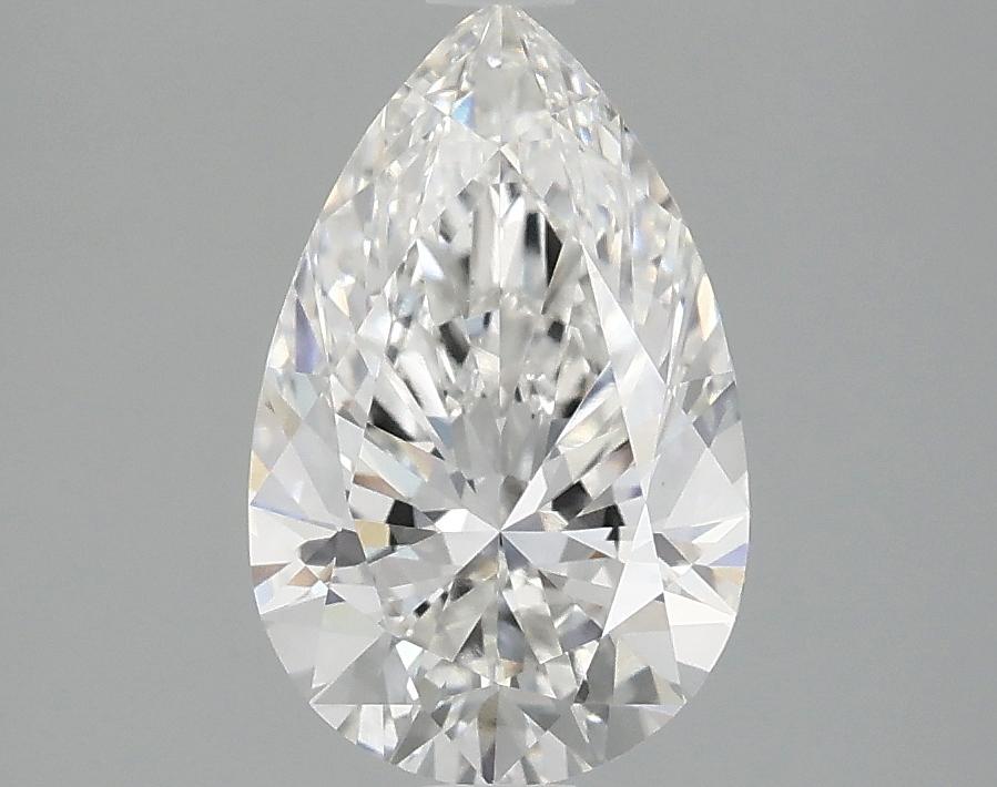 1.58 Carat Pear Shaped Ideal Cut VVS2 IGI Certified Lab Grown Diamond