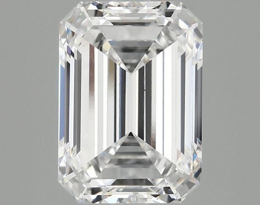 3.08 Carat Emerald Shaped Ideal Cut VS2 IGI Certified Lab Grown Diamond
