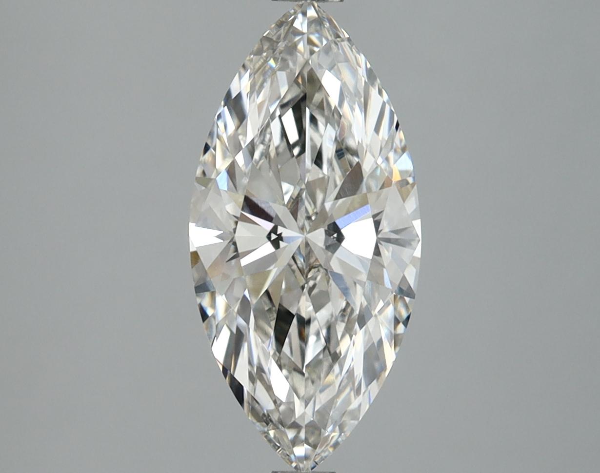1.96 Carat Marquise Shaped Excellent Cut VVS2 IGI Certified Lab Grown Diamond