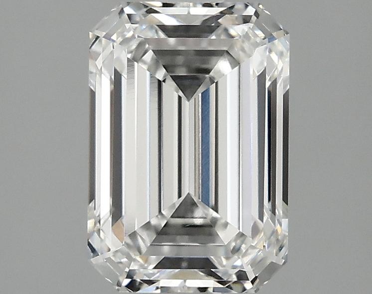 2.1 Carat Emerald Shaped Ideal Cut VVS2 IGI Certified Lab Grown Diamond