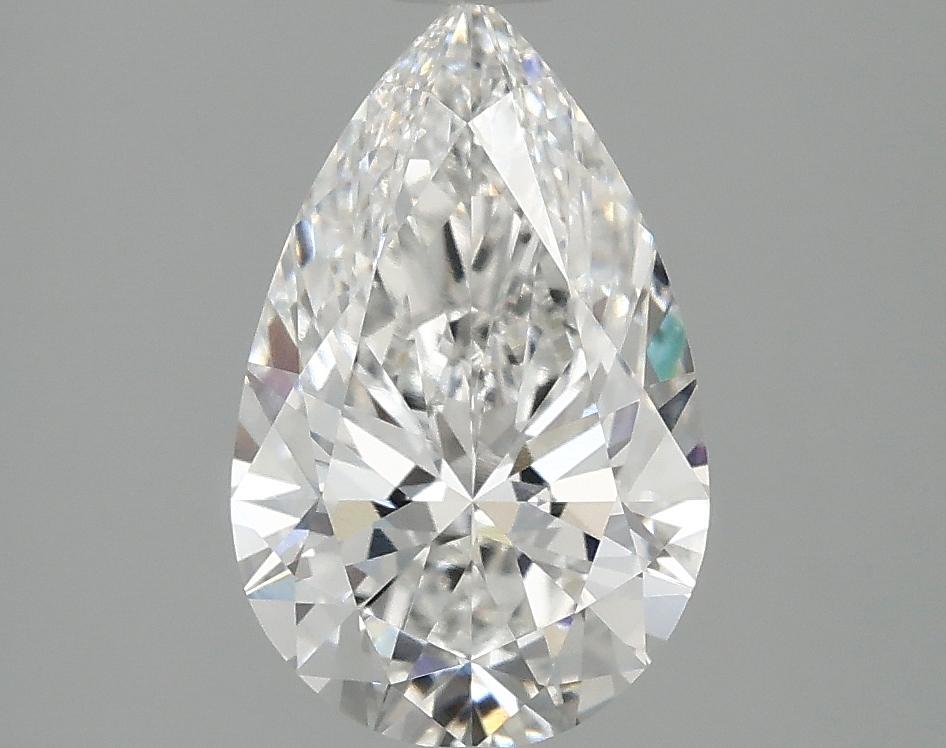 2.07 Carat Pear Shaped Ideal Cut VVS2 IGI Certified Lab Grown Diamond