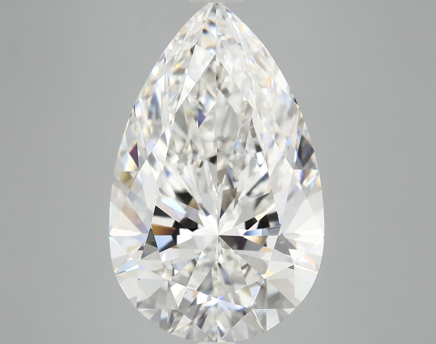 7.19 Carat Pear Shaped Ideal Cut VS1 IGI Certified Lab Grown Diamond