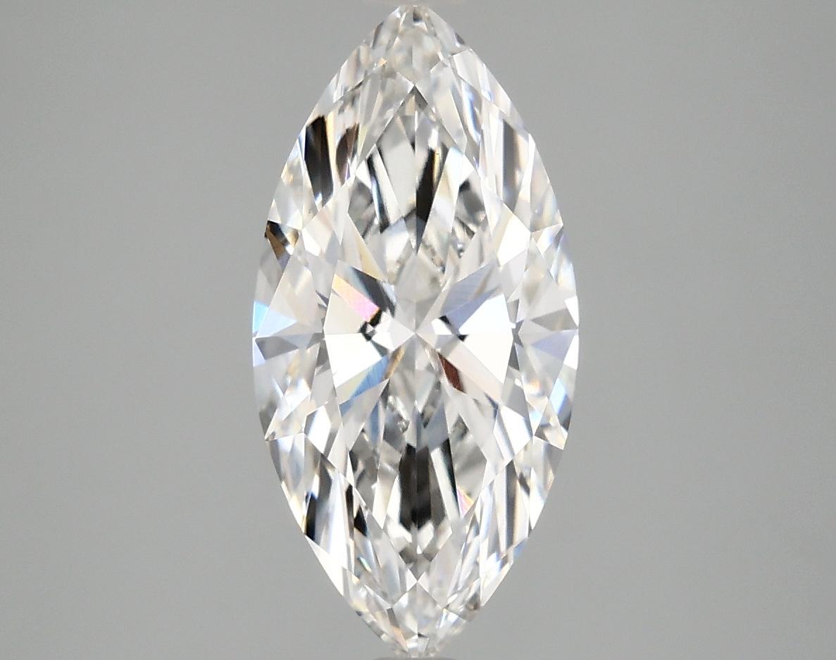 2.36 Carat Marquise Shaped Excellent Cut VVS2 IGI Certified Lab Grown Diamond