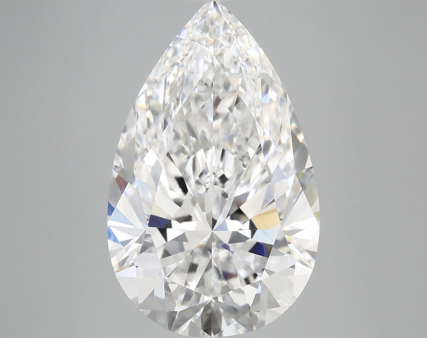 7.53 Carat Pear Shaped Ideal Cut VS1 IGI Certified Lab Grown Diamond