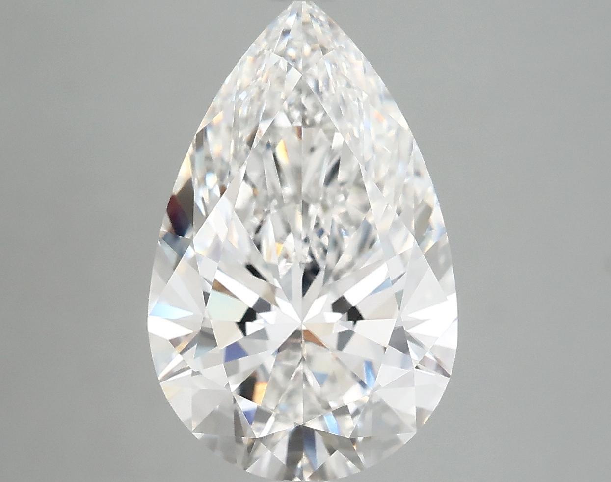 5.01 Carat Pear Shaped Ideal Cut VVS2 IGI Certified Lab Grown Diamond