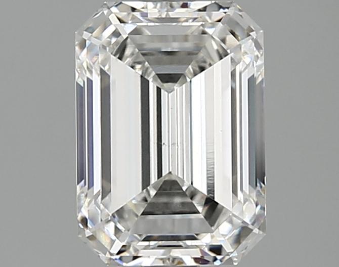2.1 Carat Emerald Shaped Ideal Cut VS1 IGI Certified Lab Grown Diamond