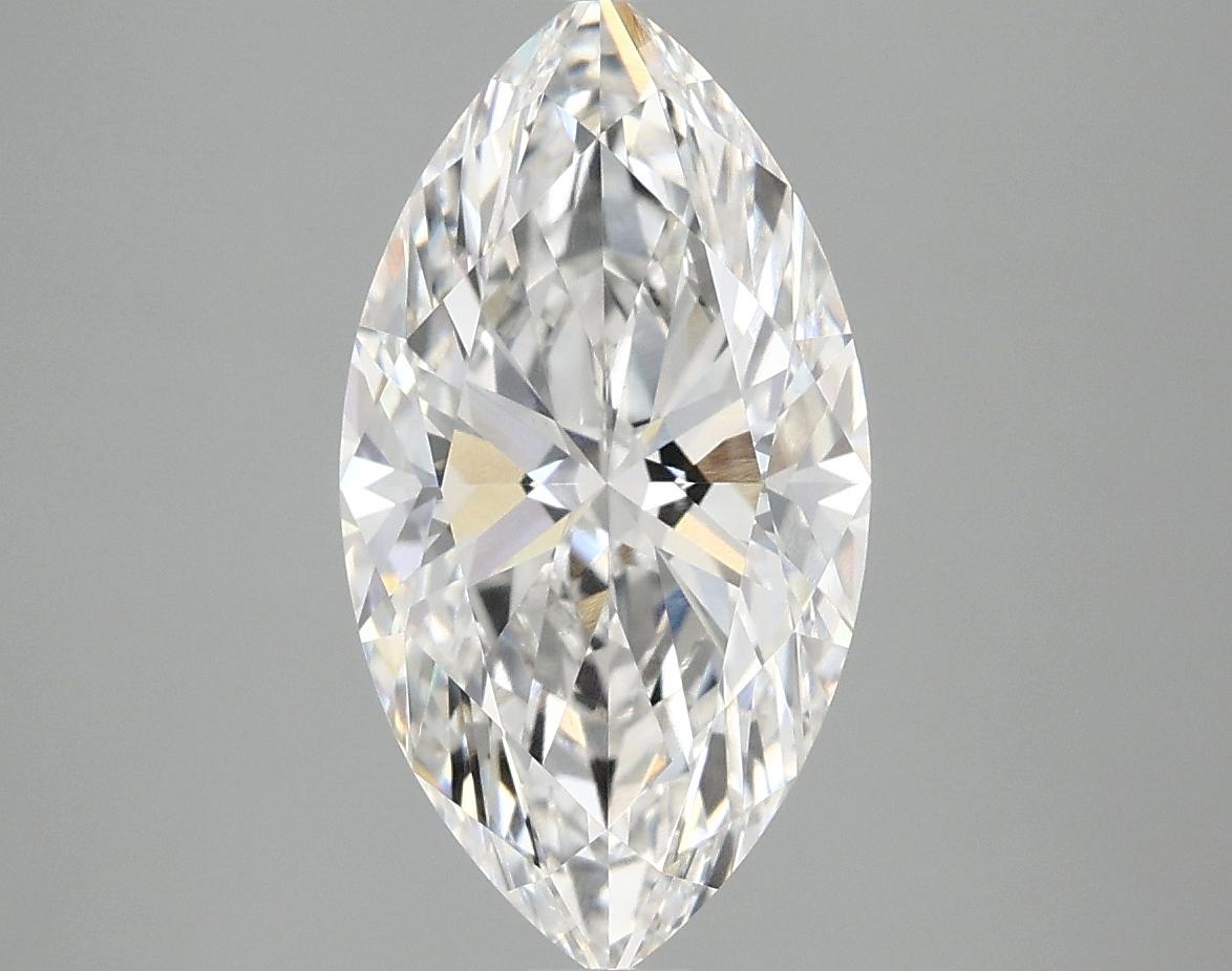 3.02 Carat Marquise Shaped Excellent Cut VVS2 IGI Certified Lab Grown Diamond