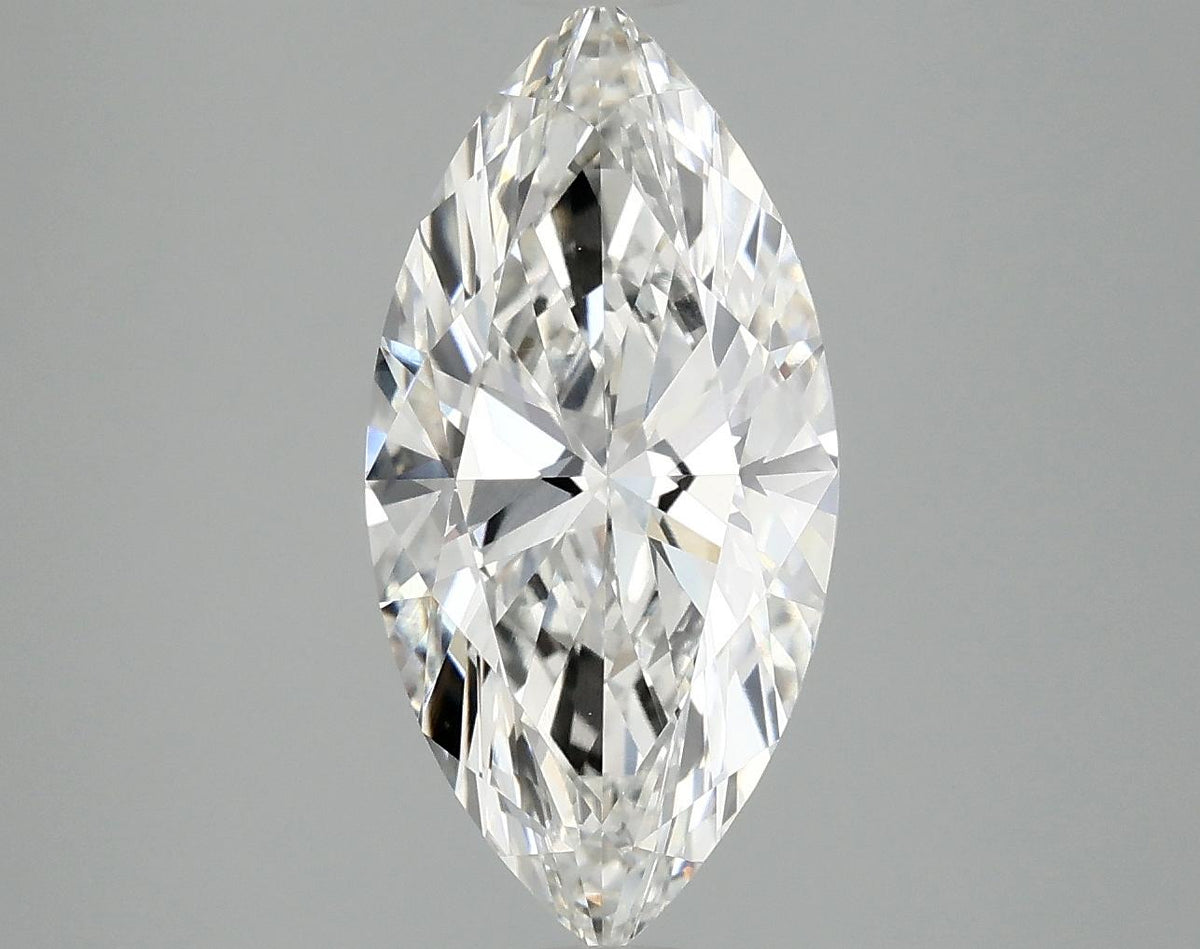 3.09 Carat Marquise Shaped Ideal Cut VVS2 IGI Certified Lab Grown Diamond