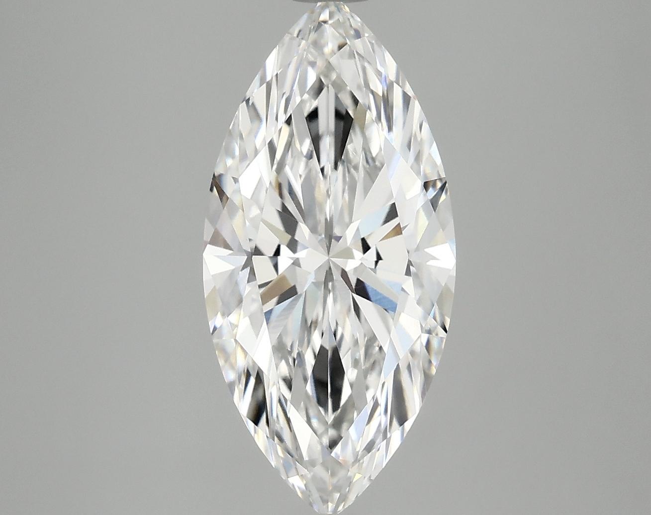 3.02 Carat Marquise Shaped Excellent Cut VS1 IGI Certified Lab Grown Diamond
