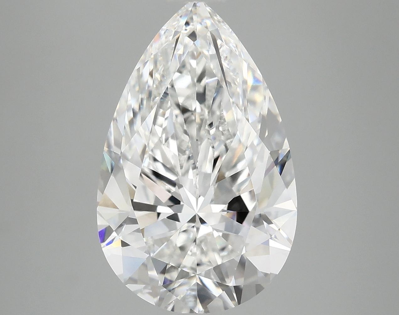 5.03 Carat Pear Shaped Ideal Cut VVS2 IGI Certified Lab Grown Diamond