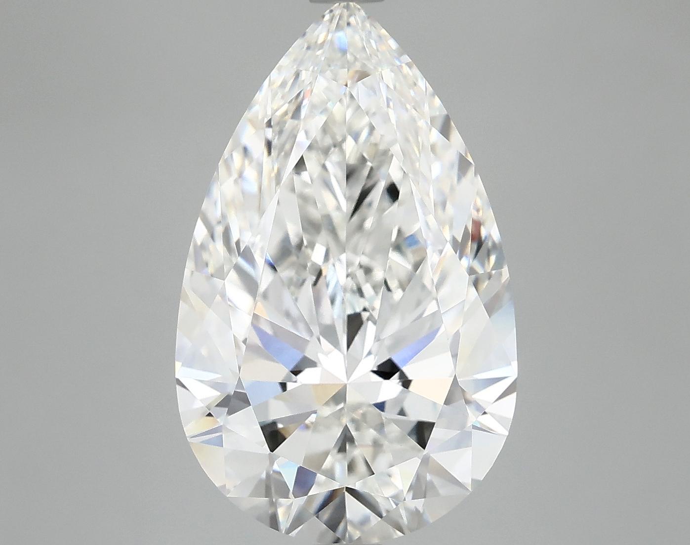 6.51 Carat Pear Shaped Ideal Cut VVS2 IGI Certified Lab Grown Diamond