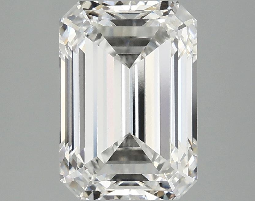 3.08 Carat Emerald Shaped Ideal Cut VVS2 IGI Certified Lab Grown Diamond