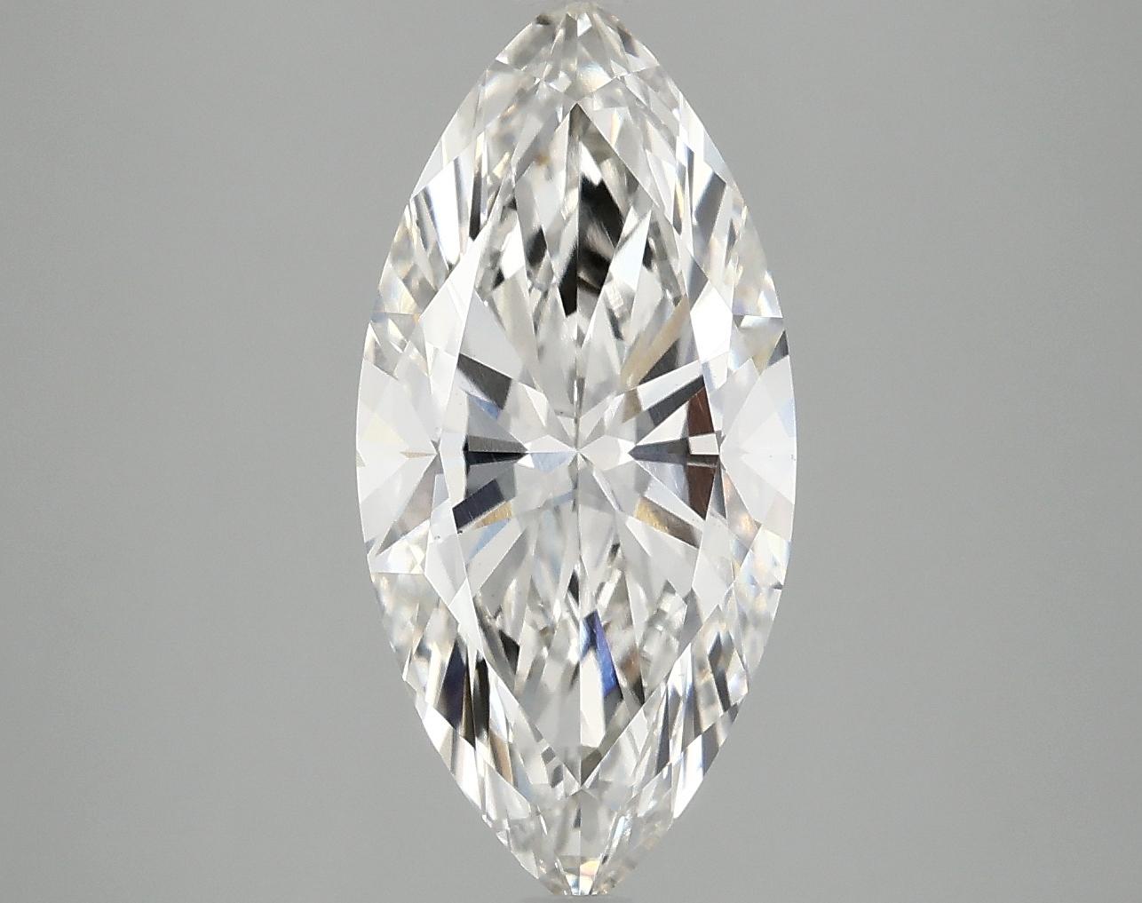 2.97 Carat Marquise Shaped Excellent Cut VS1 IGI Certified Lab Grown Diamond