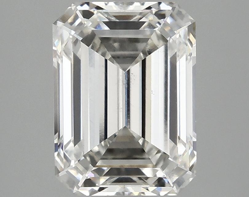 3.04 Carat Emerald Shaped Excellent Cut SI1 IGI Certified Lab Grown Diamond