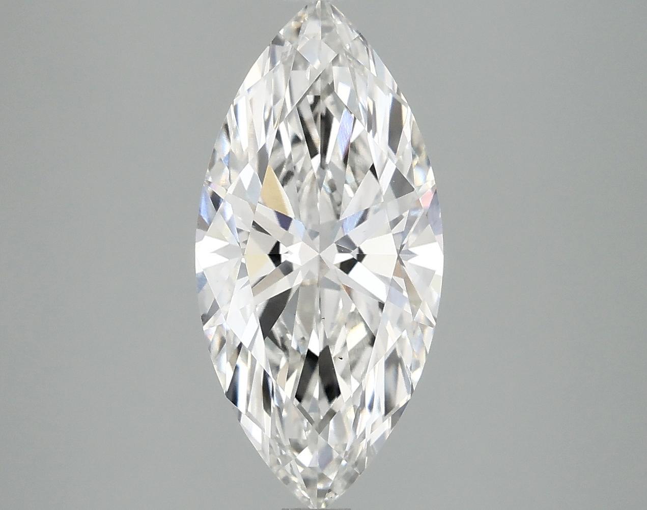 2.58 Carat Marquise Shaped Excellent Cut VS1 IGI Certified Lab Grown Diamond